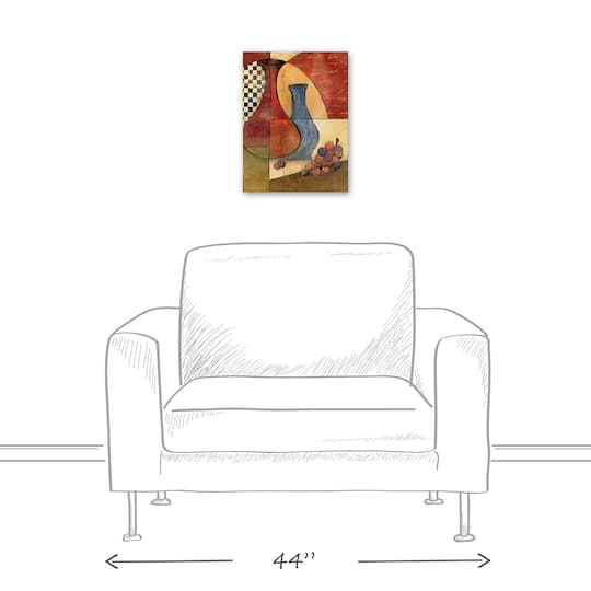 Vase Collage 12" x 16" Canvas Wall Art